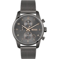 Boss für Herren. 1513837 Skymaster Analoguhr dunkelgrau (OSFA), Lässig,