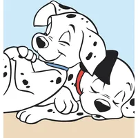 KOMAR Wandbild 101 Dalmatian Cuddle 30 x 40 cm