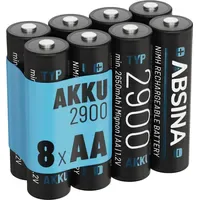 Absina AA 2650 mAh 8 St.