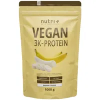Nutri + Vegan 3K Protein Banane Pulver 1000 g