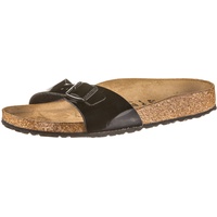 Birkenstock Madrid Birko-Flor Lack schmal schwarz lack 39