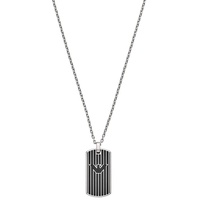 Emporio Armani Halskette Für Männer, Länge: 525mm, Größe Anhänger: