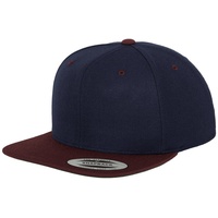 Flexfit Snapback 2-Tone Cap navy/maroon
