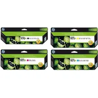 HP 970XL/971XL schwarz + cyan + magenta + gelb