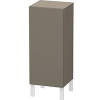 Duravit Halbhochschrank individual, Tür links, flannel grey seidenmatt
