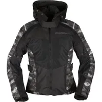 Modeka Couper II Damen Motorrad Textiljacke schwarz-mehrfarbig, Größe 34