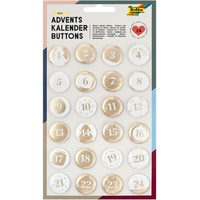 Folia Adventskalender-Buttons