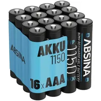 Absina AAA Akku 1150 NiMH - Akku AAA Micro