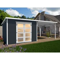 Weka Gartenhaus »wekaLine 2«, (Set), grau