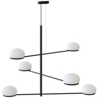 LEDS-C4 Coco Chandelier Hängeleuchte, schwarz/weiß