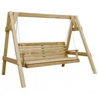 VidaXL Garten-Schaukelbank natur 2-Sitzer