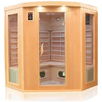 Dewello Dewello® Infrarotkabine Infrarotsauna HALEY 160cm x 160cm inkl.