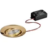 Brumberg LED-Einbaustrahler 1 rund gold