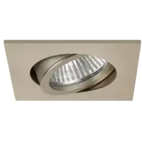 Brumberg Einbaustrahler 1er GU10 eckig Aluminium champagner matt