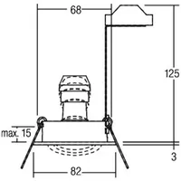Brumberg HV-Einbaustrahler GU10 36143630