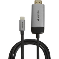 Verbatim USB-C Adapterkabel [1x USB-C® Stecker - 1x HDMI-Stecker]