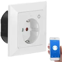 Luminea Home Control Smart-Home-Steckdose Unterputz Weiß