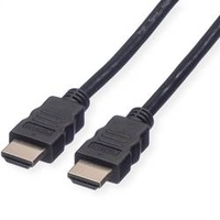 Value HDMI Ultra HD Kabel mit Ethernet, ST/ST, schwarz,