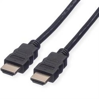 Value HDMI Ultra HD Kabel mit Ethernet, ST/ST, Schwarz