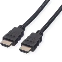 Value HDMI-Kabel 4K UHD Männlich 1 m Schwarz