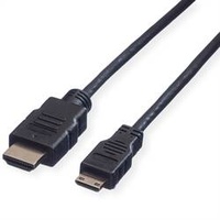 Value HDMI High Speed Kabel mit Ethernet, HDMI ST