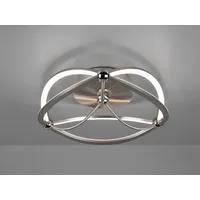 Trio LED Deckenleuchte Charivari Nickel matt 140 mm x