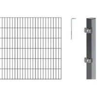GAH Alberts Alberts Doppelstabmatten-Grundset 20 m 200 x 120