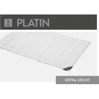 SPESSARTTRAUM Daunendecke Platin extra leicht Sommerdecke (Größe: 135x200 cm