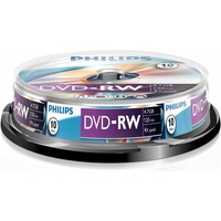 Philips 1x10 Philips DVD-RW 4,7GB 4x SP