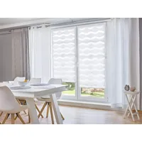 K-HOME Klemmfix Doppelrollo Welle 65 cm x 200 cm