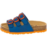 LICO Unisex Kinder BIOLINE KIDS Pantoletten, Marine/ Orange, 31