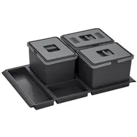 SO-Tech Abfallsammler Metropolis PTC22 08050 7F 12+12+12L mit Deckel