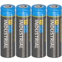 WSB 4x WSB Industrial IFR 14500 AA Solar Akku