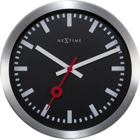 Nextime Tisch- Wanduhr Station Ø 19 cm schwarz