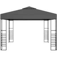 VidaXL Gartenpavillon 3 x 3 m anthrazit