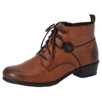 Rieker Schnürstiefelette Warmfutter für Damen, Stiefeletten Y0742 cognac