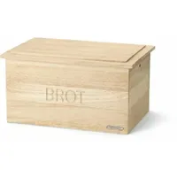 Continenta Brotkasten Gummibaumholz 34,5 cm