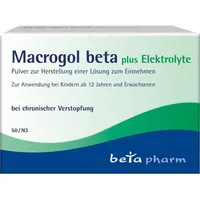 Betapharm Macrogol beta plus Elektrolyte Plv.z.H.e.L.z.Einn. 50 St.