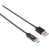 Hama USB Kabel 1 m Schwarz