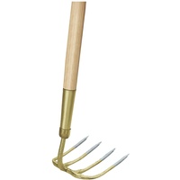 Idealspaten Gartenkreiel 4 ovale Zinkmit Stiel 135 cm
