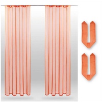 BestLivings Dekoschal Noella mit Universalband Voile 2er Pack 140