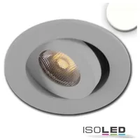 ISOLED LED Einbauleuchte MiniAMP alu gebürstet 3W 24V DC,