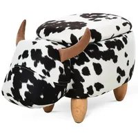 Homcom Tierhocker,, Mehrfarbig, 35x36x62 cm, Wohnzimmer, Hocker, Sitzhocker