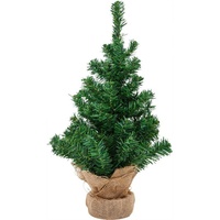 Christmas Decoration Mini Weihnachtsbaum im Jute Sack 60 cm