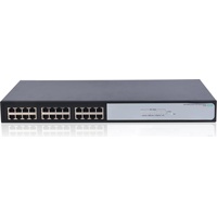 HP HPE 1420 24G (24 Ports), Netzwerk Switch Schwarz