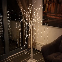 Harms Import 240x LED Trauerweide Außen Deko Baum Leuchte