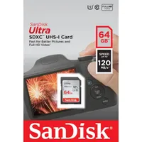 SanDisk Ultra SDHC/SDXC UHS-I U1 120 MB/s 64 GB