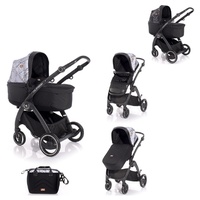 Lorelli Kinderwagen 2 in 1 California Babywanne Sportsitz Alurahmen