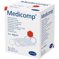 Paul Hartmann Medicomp Vlieskomp.steril 5x5 cm 4lagig