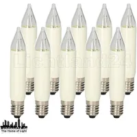EGB Kleinschaftkerze E10 14V 3W 11x67 mm Elfenbein